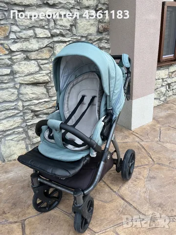 Бебешка количка Tutis Uno 3+, 2в1, Menta, снимка 2 - Детски колички - 55388395