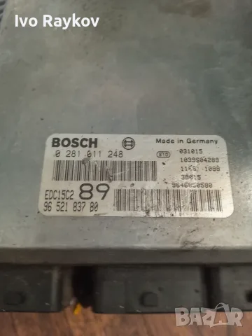 Компютър двигател 9652183780 . Peugeot 307 2.0HDi (2001-2009) , 0281011248, снимка 7 - Части - 53043143