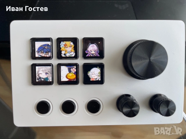 Стрийминг контролер BasiColor N3 (VSD inside) – Смарт конзола с LCD бутони и потенциометри, снимка 8 - Друга електроника - 55146405