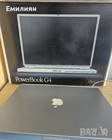 Ретро Apple PowerBook G4 Ti DVi, Mac OS 9, Mac OS X Tiger,  оригинална опаковка, снимка 2 - Лаптопи за дома - 54591792