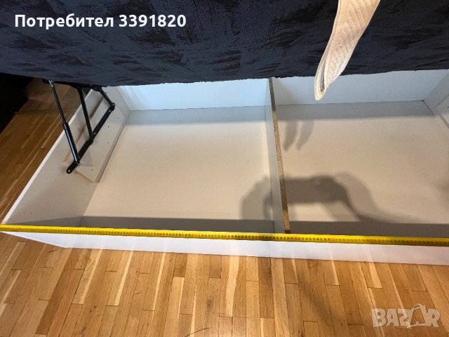 Легло с ракла, матрак и топ матрак 90х190, снимка 11 - Спални и легла - 54728143
