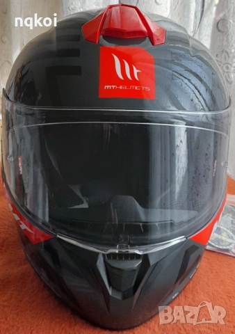 Каска MT Targo Bee B5 + ръкавици Icon Hooligan – нови, размер M, снимка 3 - Аксесоари и консумативи - 54247054