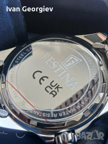 Нов часовник Festina , снимка 5 - Мъжки - 55081539