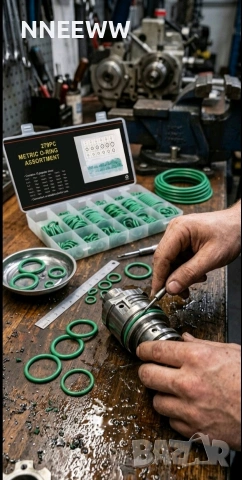 Гумени О-пръстени в кутия 279 броя , снимка 1 - Климатици - 44190838