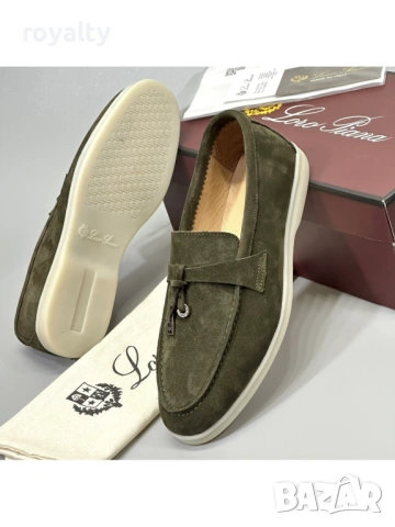 Loro Piana Мокасини Естествен Велур 40-44 Номер 