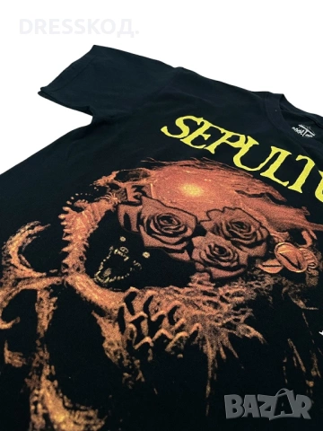 Sepultura метал мъжка тениска, M размер, снимка 3 - Тениски - 54937164