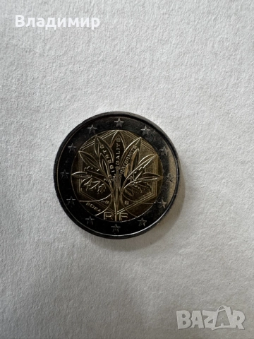 Френска монета от 2€