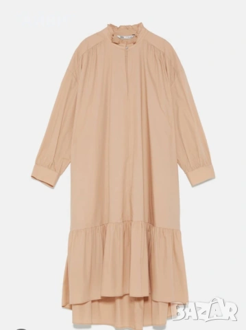 ZARA Дамска жестока рокля, снимка 2 - Рокли - 54001709