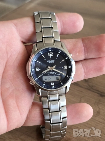 Casio Lineage LCW-M100DSE Мъжки Часовник Радио Сверяване Соларен