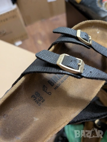 чехли / сандали Birkenstock Mayari номер 38 , от естествена кожа, кафеви , снимка 8 - Чехли - 50749637
