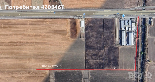 Продава се перспективен имот на втора линия на Асеновградско шосе ПИ: 99088.15.317, снимка 2 - Земеделска земя - 46979856