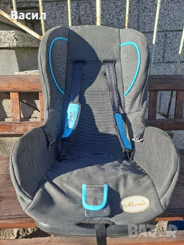Бебешко столче за кола Moni + шезлонг Fisher Price , снимка 5 - Столчета за кола и колело - 54321576