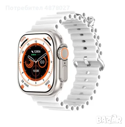 Смарт часовник smart watch T900 Ultra, снимка 2 - Смарт гривни - 55393162