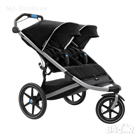 Количка за близнаци THULE, снимка 3 - Детски колички - 55692625
