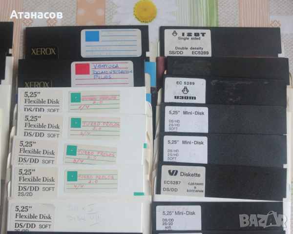 Дискети за стари компютри - 5,25" Floppy Disks, снимка 5 - Външни хард дискове - 54752561