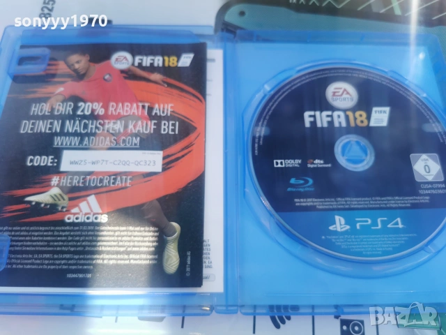 SONY PS4 FIFA 18 0507260927, снимка 14 - Игри за PlayStation - 55159628