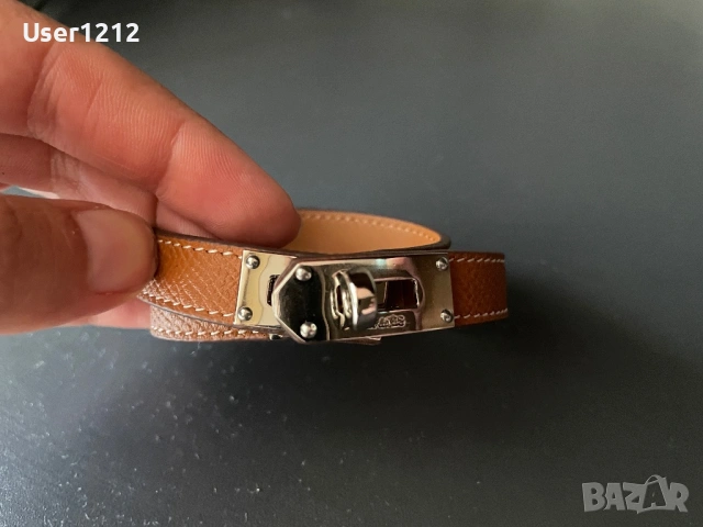 Hermes double ring дамска гривна , снимка 4 - Гривни - 54443908