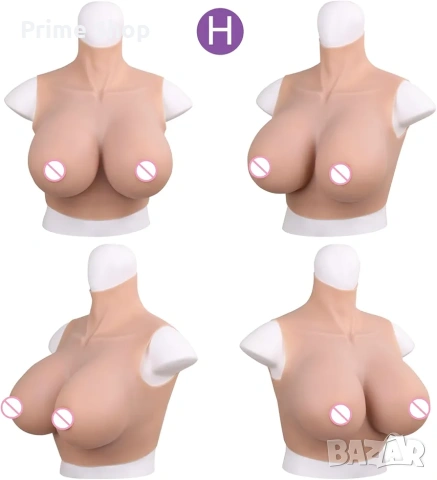Силиконови гърди Yuewen с памучен пълнеж, Реалистичен дизайн, "С" чашка, снимка 4 - Други - 54175298