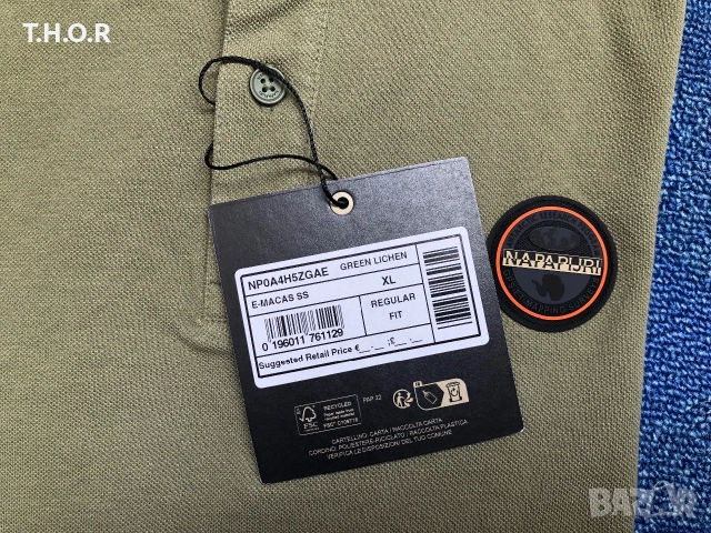 Napapijri Polo Shirt ОРИГИНАЛНИ мъжки поло тениски - M/L/XL, снимка 7 - Тениски - 54982085