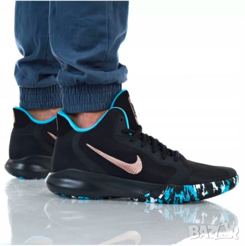 маратонки / кецове Nike Precision 3 'Blue Camo Sole'  номер 43, снимка 2 - Маратонки - 54155447