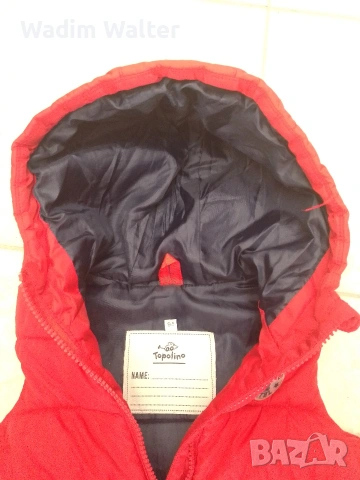 Детска изолирана жилетка без ръкави с качулка, снимка 3 - Детски якета и елеци - 54144442