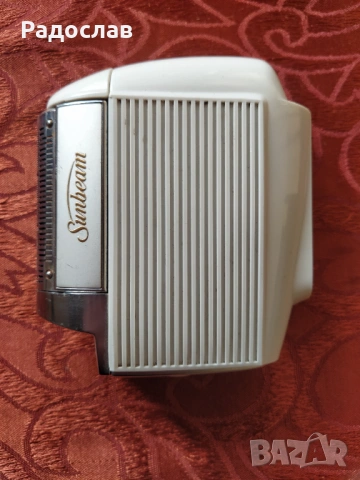 стара електрическа самобръсначка Sunbeam , снимка 3 - Антикварни и старинни предмети - 53967069