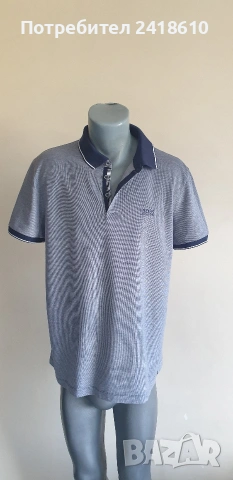 Hugo Boss Mercerised Pique Pima Cotton Regular Fit Mens Size L - XL НОВО! ОРИГИНАЛНА Тениска!, снимка 10 - Тениски - 54767572