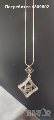 Колие СРЕБРО 50 см