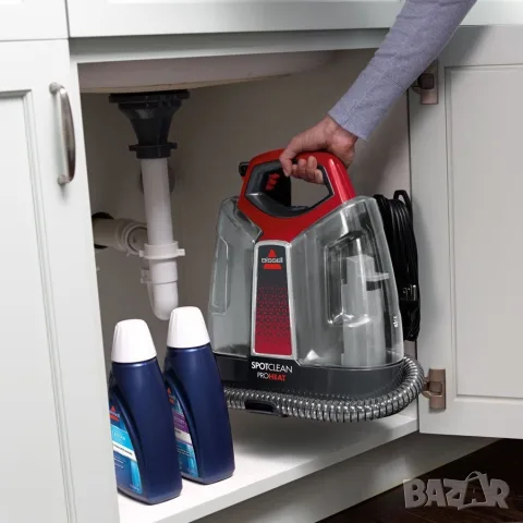 Перяща прахосмукачка Bissell SpotClean ProHeat, снимка 5 - Прахосмукачки - 55671341