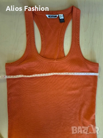 Дамски памучни потници тип "борцовка" MNG Basics (Mango), снимка 5 - Потници - 55057743