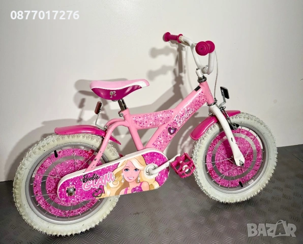 Детски велоспиед Barbie за момиче 16 цола/ колело, снимка 4 - Велосипеди - 54629117