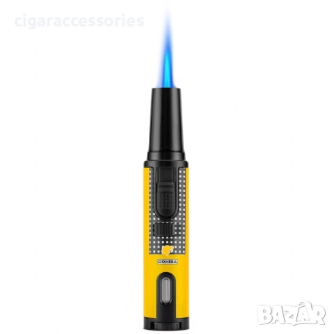 Cohiba комплект за пури – кожен калъф за 3 пури и запалка, снимка 2 - Запалки - 55072653