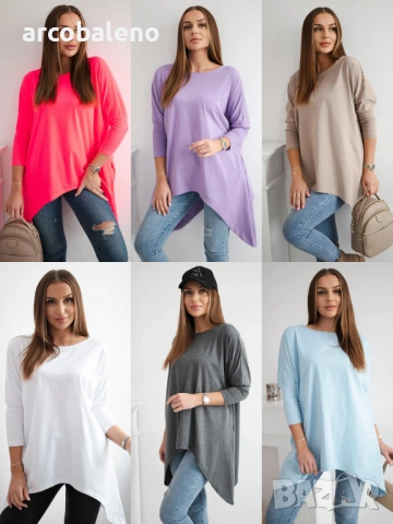 Дамска блуза oversize, 12цвята 