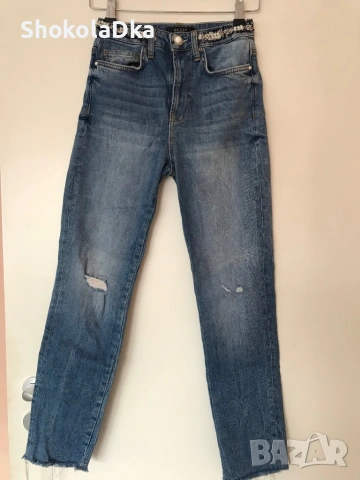 Нови дънки и тениска Guess - XS, снимка 4 - Дънки - 54398430