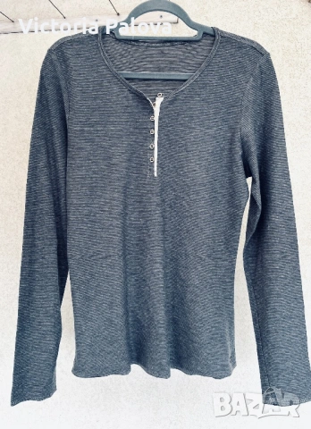 Дамска блуза Marc O'Polo тип „хенли", меланж