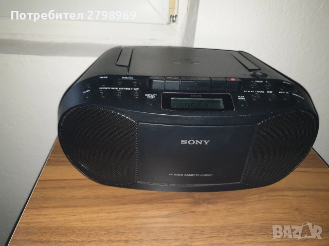 SONY, CD.RADIO.CASSETTE.CFD-S70, снимка 6 - Аудиосистеми - 54206129