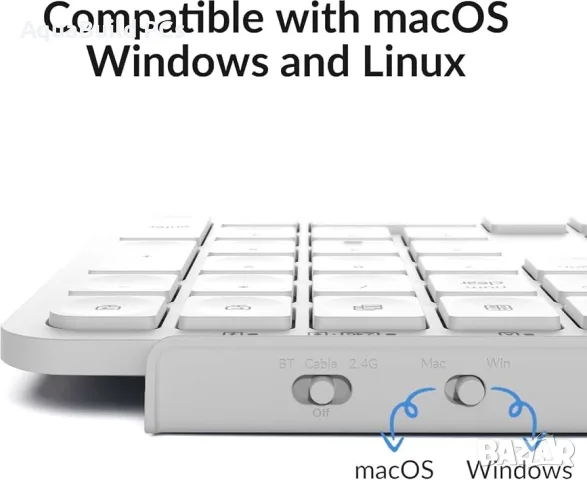 Keychron B6 Pro безжична пълноразмерна клавиатура нова , снимка 5 - Клавиатури и мишки - 55544076