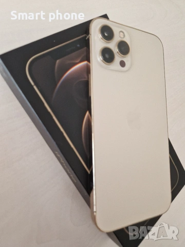 Iphone 12 pro max Gold/100% battery health , снимка 2 - Apple iPhone - 54052020