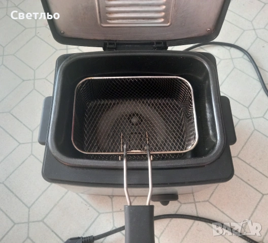 Фритюрник MONIX Spain Inox, снимка 2 - Фритюрници - 54681959