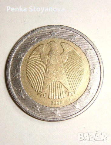 Монета 2 евро, 2002 А Германия 