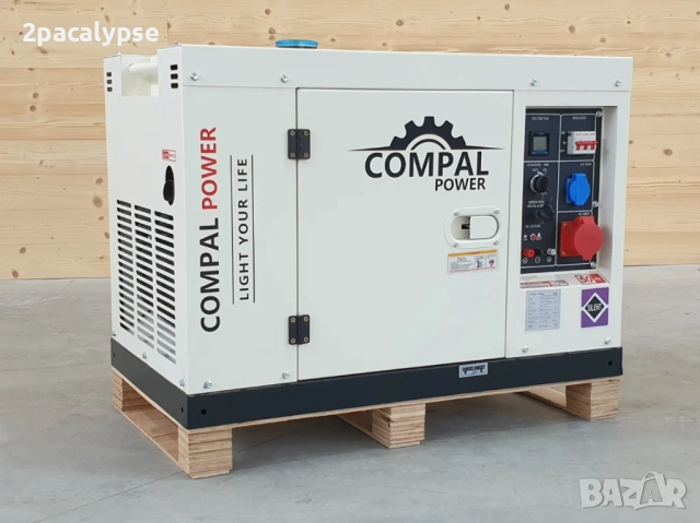 Трифазен Дизелов Генератор 10kW - Обезшумен