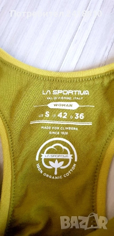 La Sportiva Cotton Womens Size S  ОРИГИНАЛ! Дамски потник!, снимка 16 - Спортни екипи - 54297727