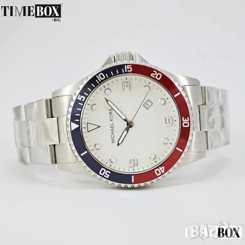 Michael Kors MK7056 Pepsi Bezel Classic, снимка 3 - Мъжки - 38750023