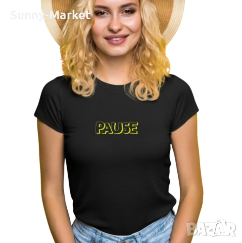Дамски тениски PAUSE , 7 модела дамски и детски тениски , къс ръкав , бяла тениска , снимка 4 - Тениски - 54130230