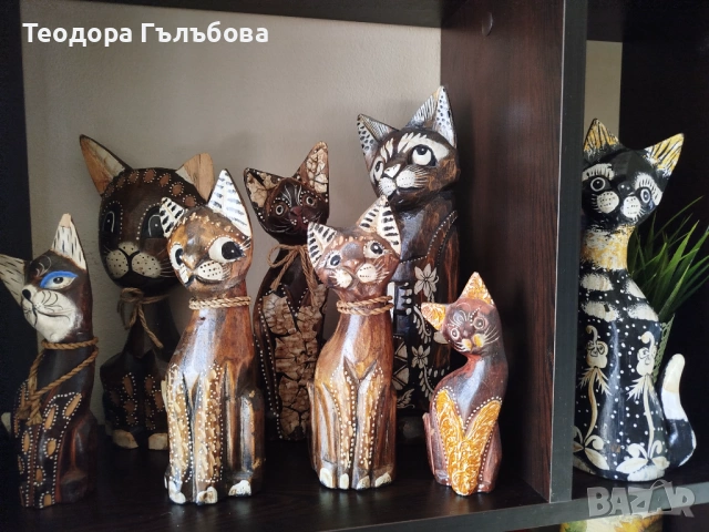 Дървени котки
