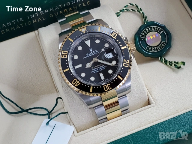 Rolex Sea-Dweller 43mm Two-Tone Yellow Gold Ceramic Automatic Различни Варианти, снимка 4 - Мъжки - 54072932