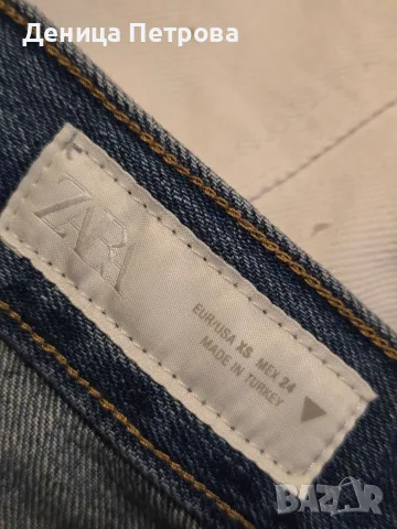 Дамска дънкова пола Zara, снимка 3 - Поли - 55642838