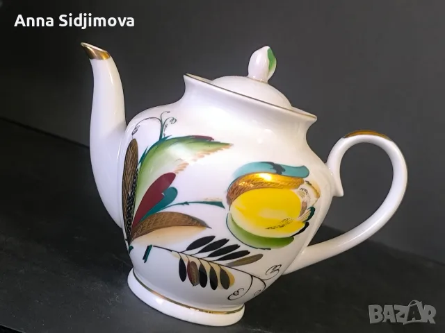 Руски порцелан чайник ЛФЗ 