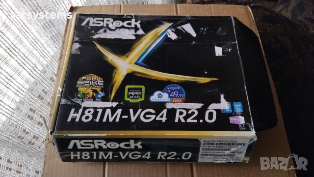 Дънна платка ASRock H81M-VG4 R2.0 Socket LGA1150, снимка 8 - Дънни платки - 54579663
