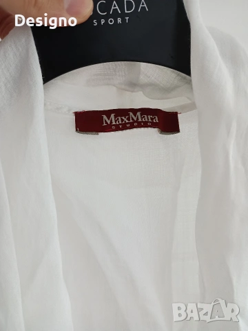 Оригинална ленена блуза Max Mara, снимка 2 - Потници - 54650163